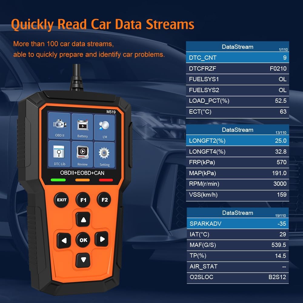 Classic Enhanced Universal M519 OBD II Scanner Automotive