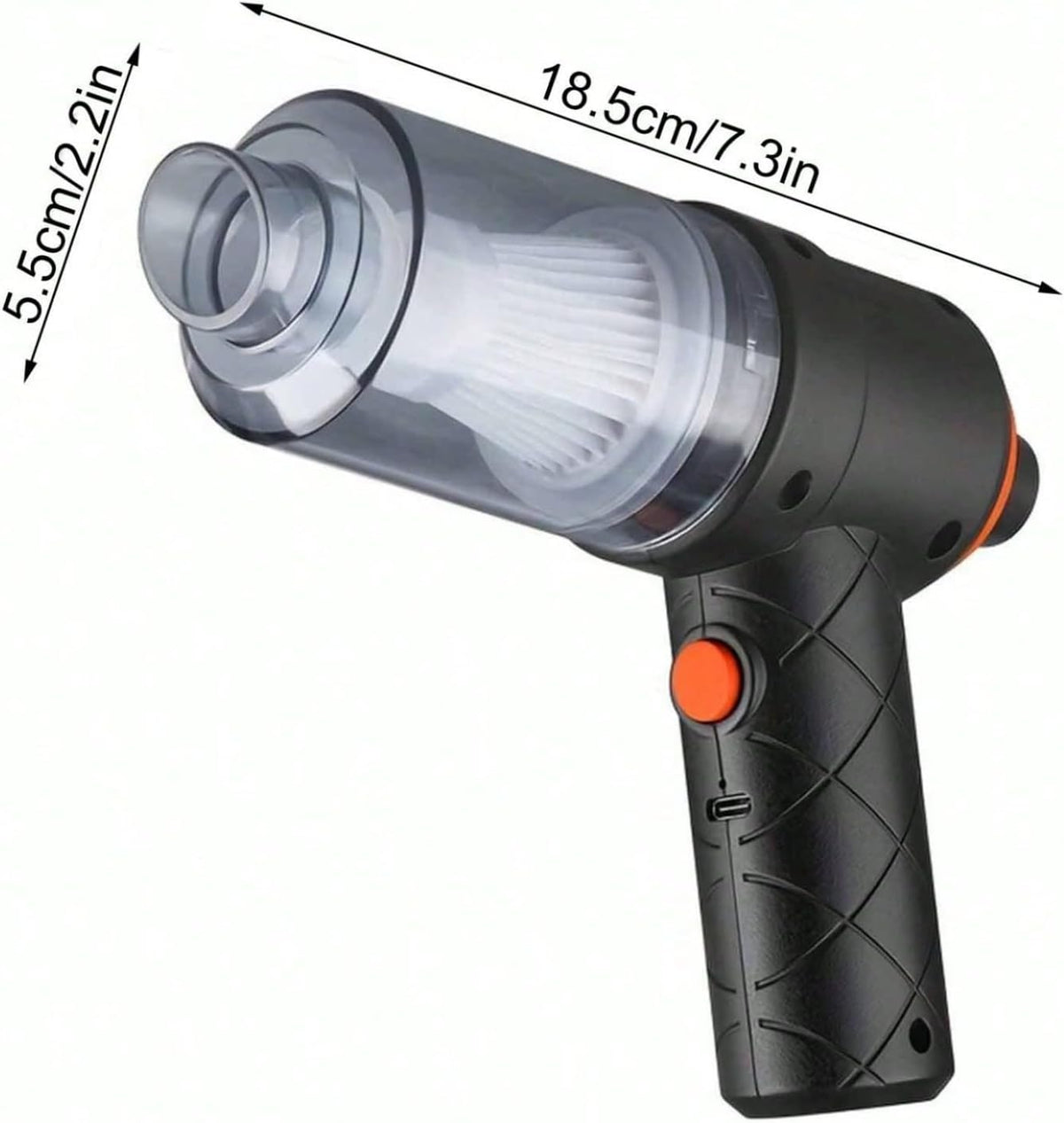 High - Power 120W Handheld Vacuum for Car & Home Users - Mini Dust Buster with USB - Portable Cleaning Solution