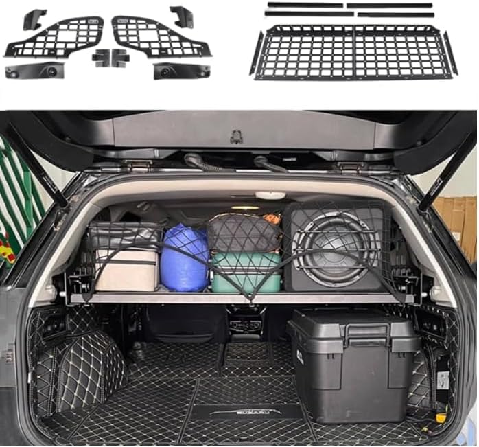 for Subaru Forester 2019-2024 Car Rear Trunk Molle Storage Panel Organizer Car Accessories Gathering Zone