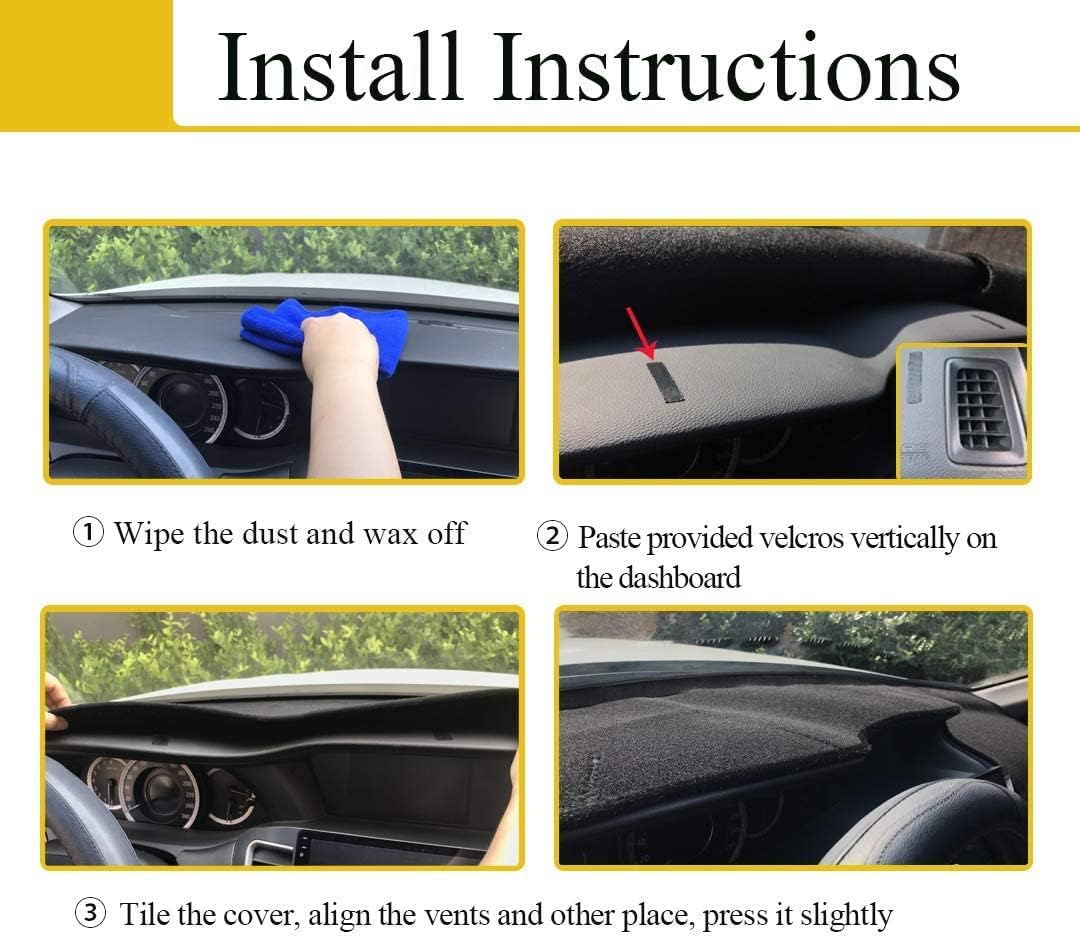 Dash Cover Mat Fit Chevy Chevrolet Colorado / GMC Canyon (Darkgray) F189