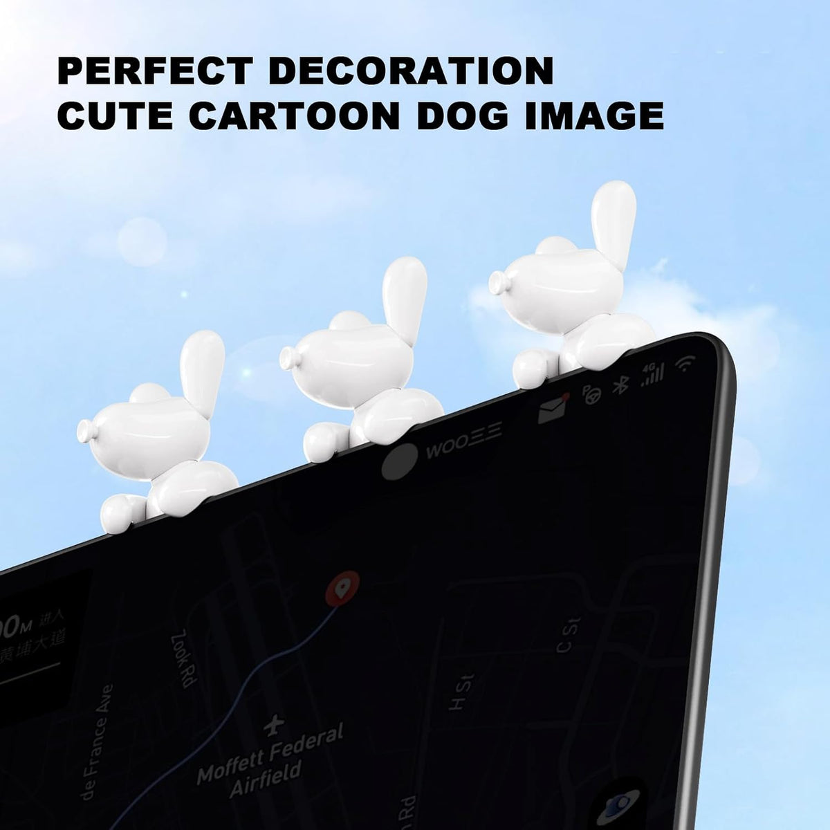 for Tesla Model Y 2026 Dog Mode Mini Screen Decoration Ornament