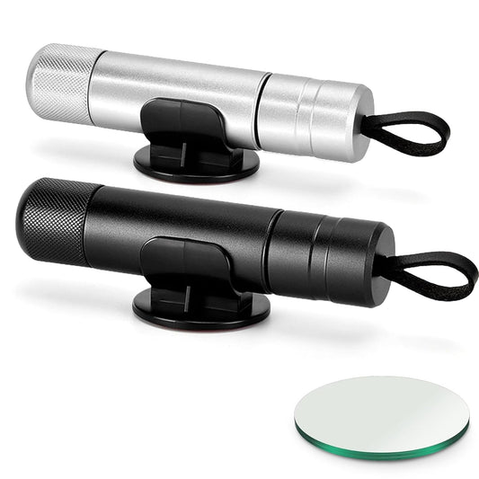 Breeker Brand Glass Breaker - Car Window Breaker Under Water (Black+Sliver)