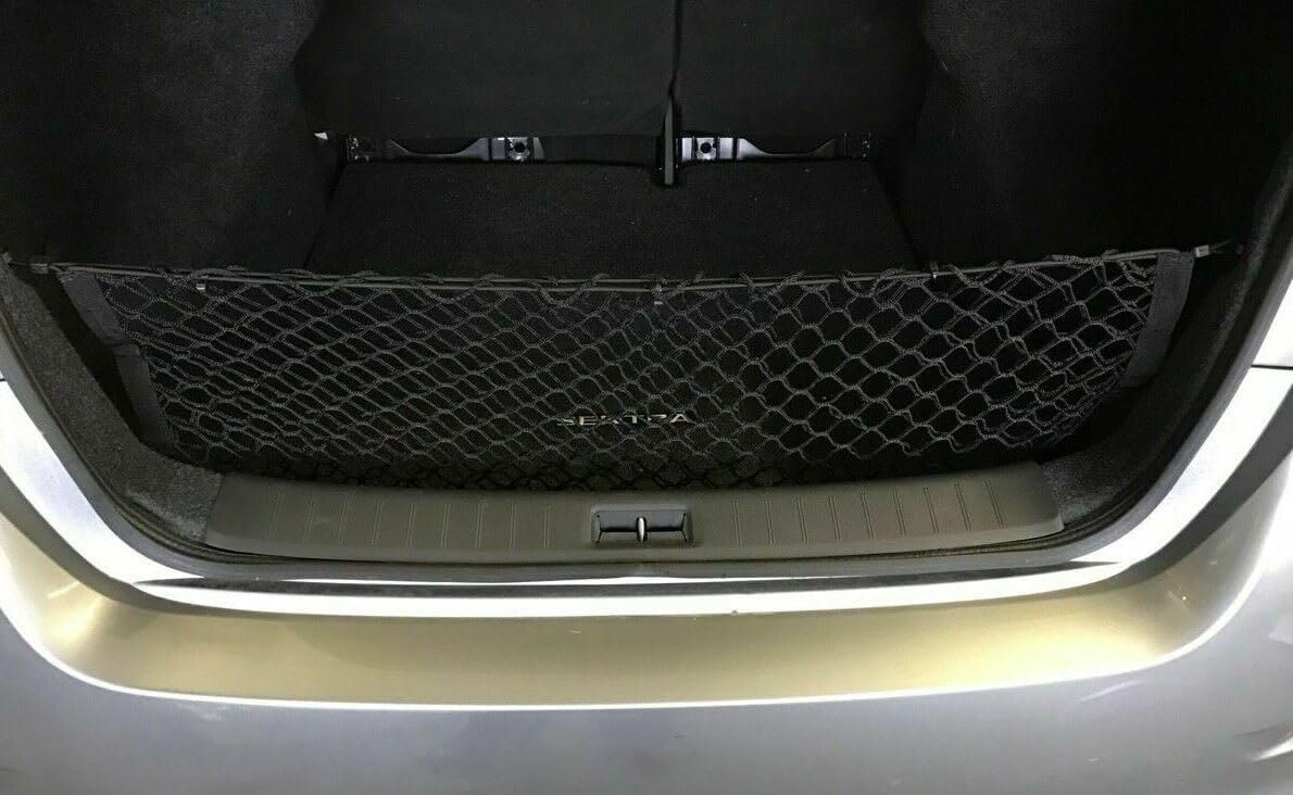 Rear Trunk Organizer Cargo Net for Nissan Sentra 2022-2025 – Envelope Style Cargo Net for Sedan – Premium Mesh Car Trunk Organizer Vehicle Carrier Storage – Compatible with Sentra