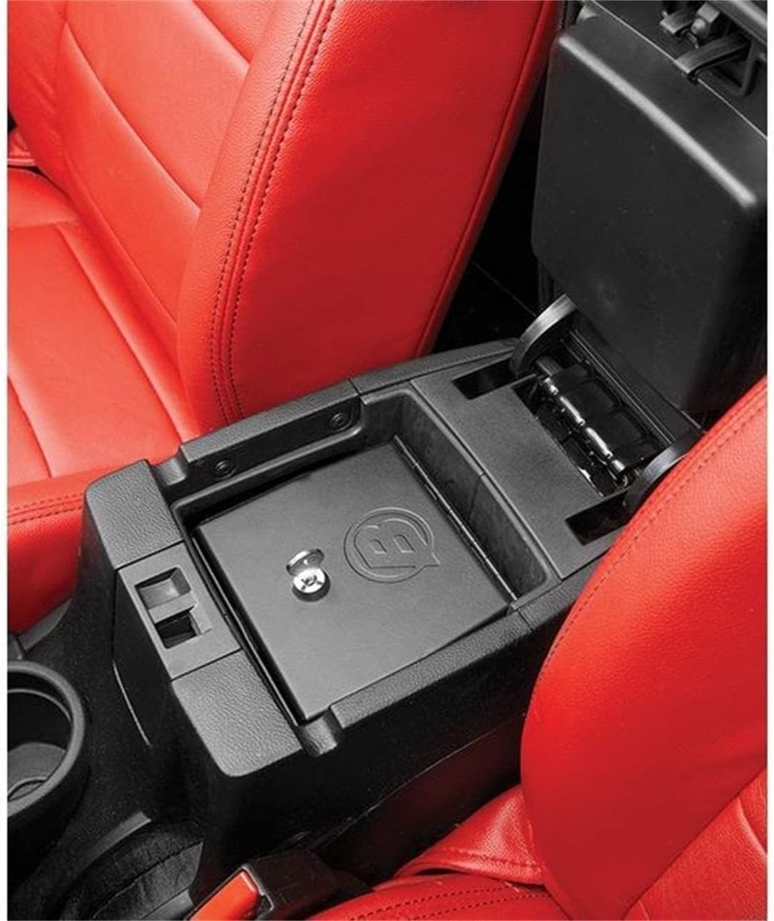 Bestop Center Console Lock Box 4264301 for Jeep Wrangler JK 2011-2018