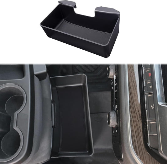 JKCOVER Center Console Hanging Organizer Box Compatible with 2019-2026 Chevy Silverado/GMC Sierra 1500 and 2020-2026 Chevrolet Silverado/Sierra 2500HD 3500HD Accessories(Split-Bench Folding Seat Only)