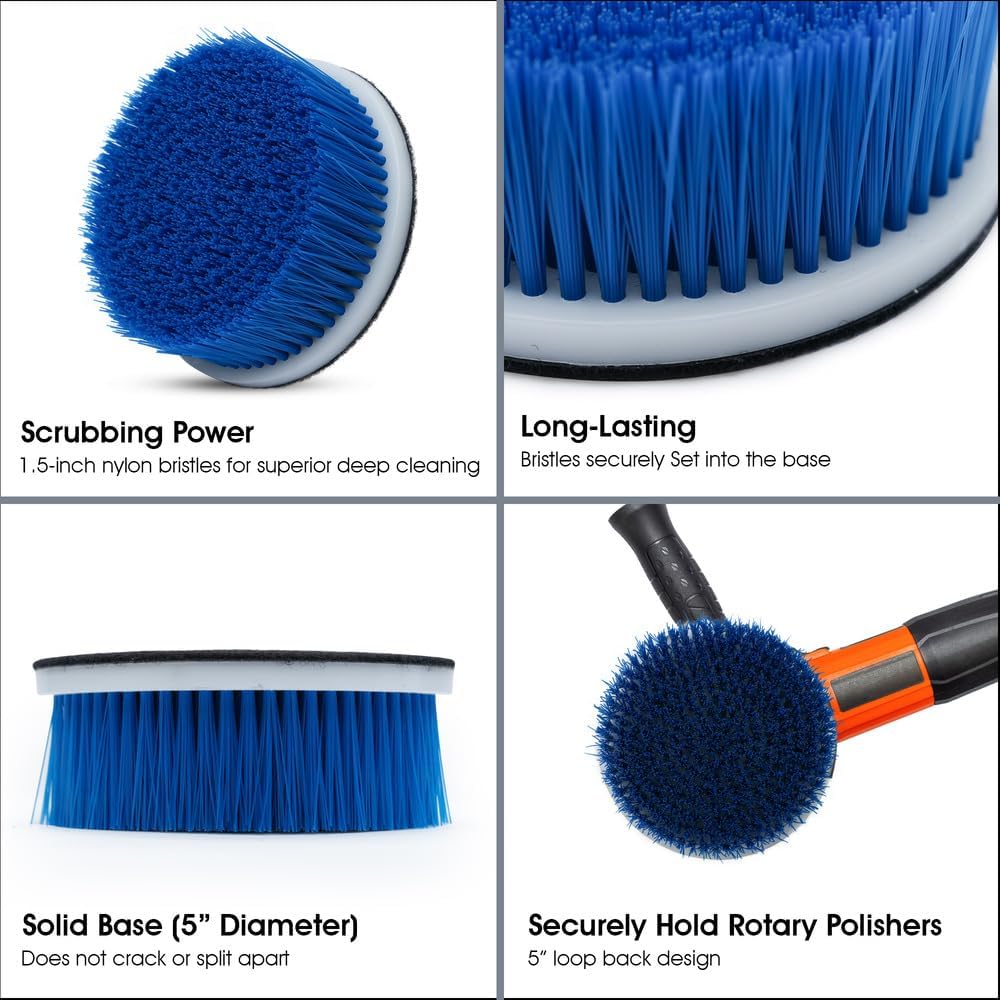 Nanoskin Rotary Brush for Deep Fabric Cleaning, 5"