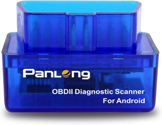 Panlong OBD2 Scanner Bluetooth OBDII Diagnostic Tool Car Code Reader Turn Off Check Engine Light Support Android