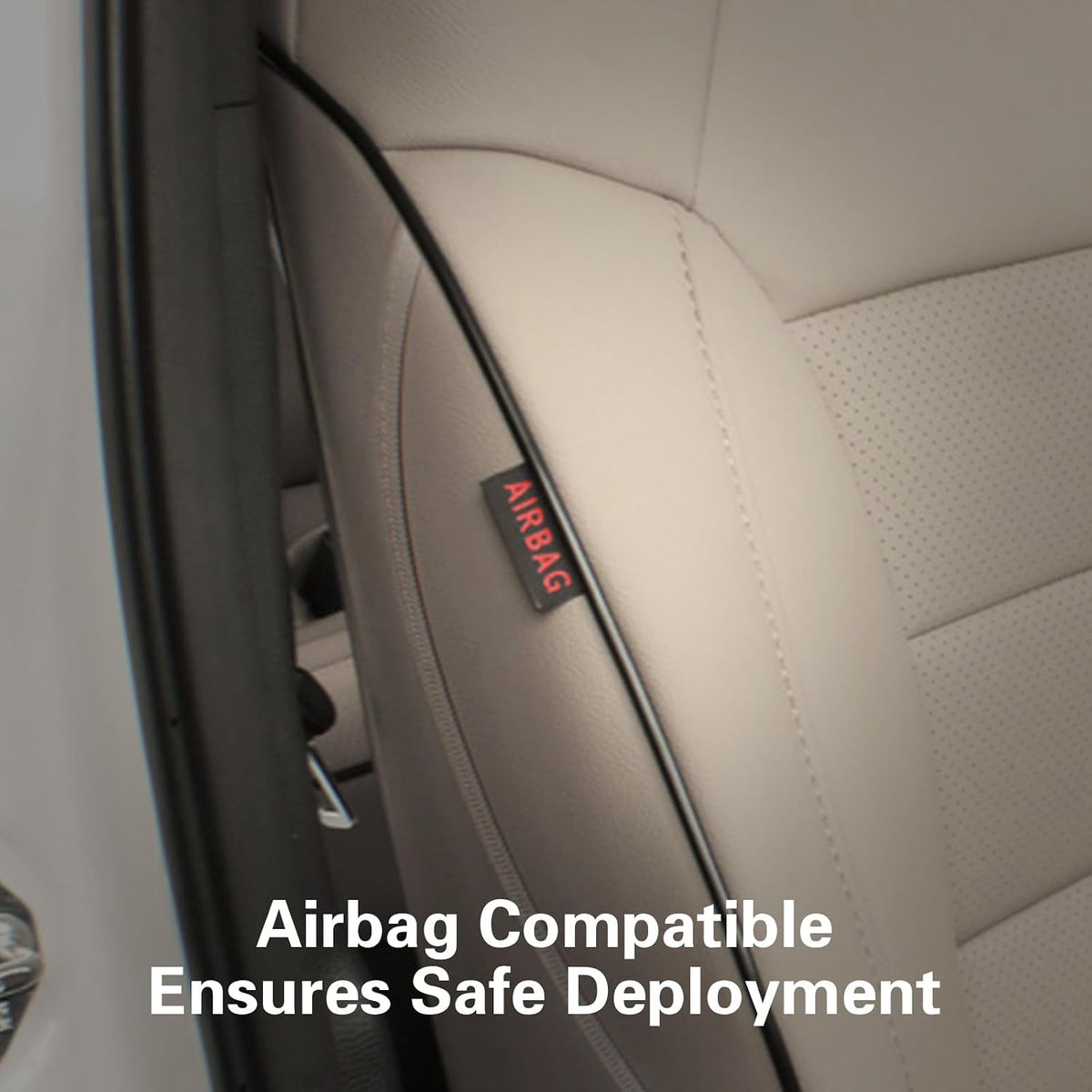 EKR Rav4 Seat Covers Custom Fit for Toyota Rav4(Gasoline) 2019 2020 2021 2022 2023 2024 2025 LE/XLE/XLE Premium/Limited,Leather Car Seat Cover Full Set for SUV,Faux Leather(Beige)