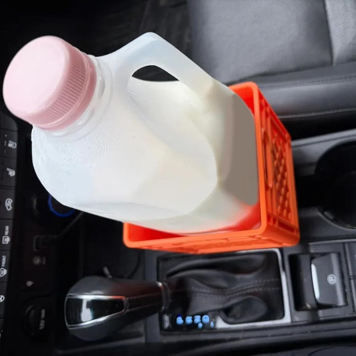 Car Cup Holder Expander for Large Bottles, Center Console Adapter Fits Half Gallon Jugs & 32-64oz Water Bottles, Anti-Spill