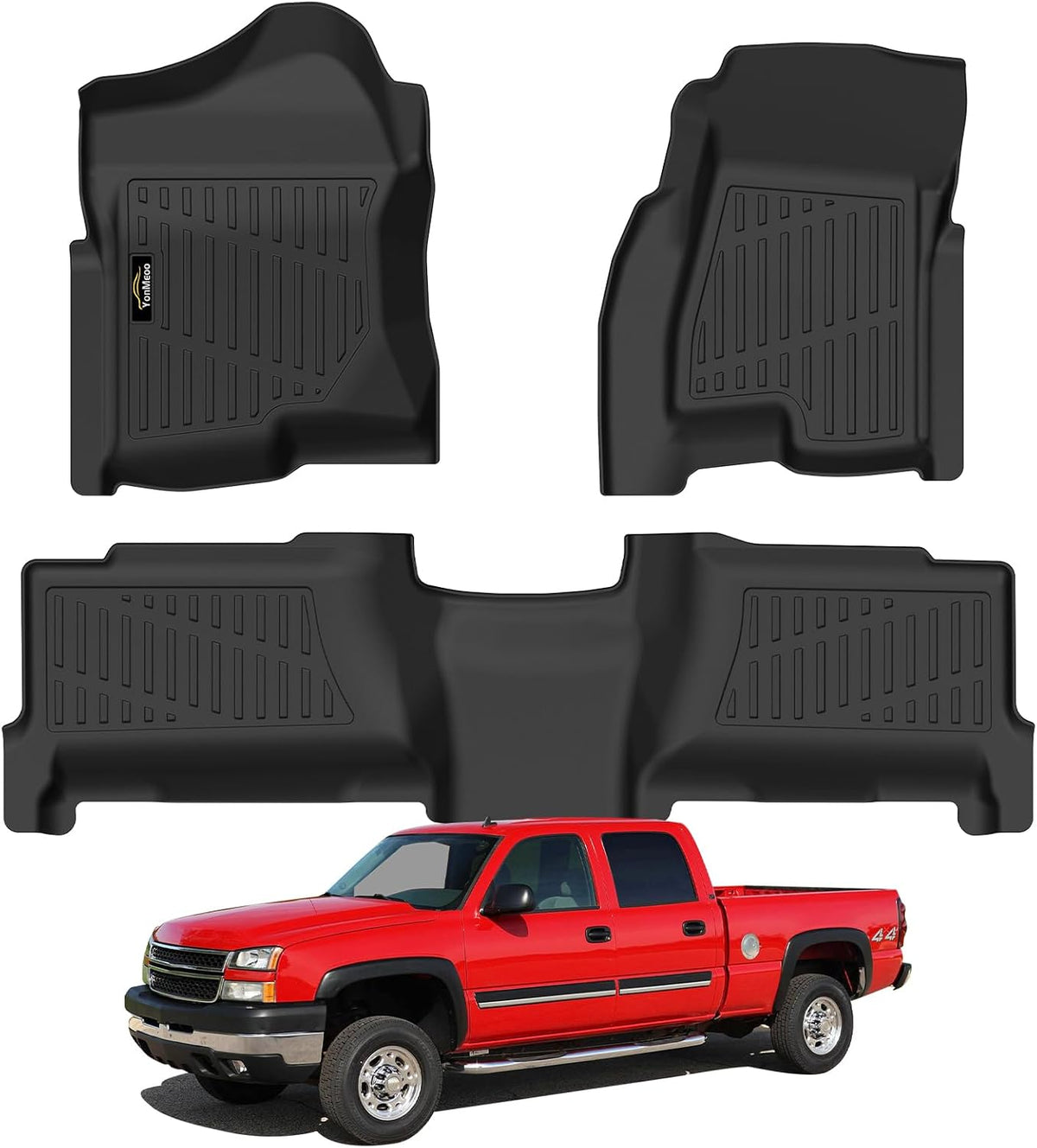 Floor Mats 1999-2006 for Chevy Silverado & GMC Sierra Crew Cab