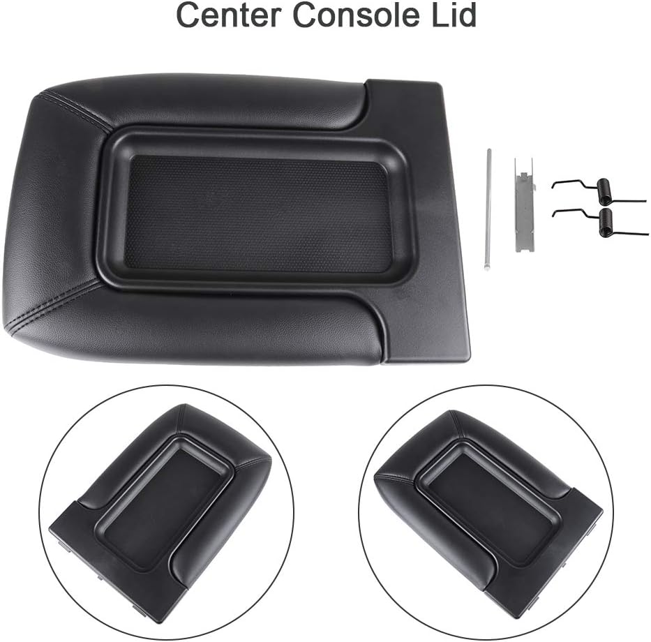 SCITOO Center Console Cover fit for 02-06 For Cadillac Escalade Black