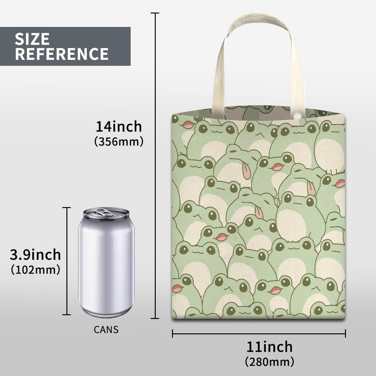 Cute Car Organizer and Storage Bag, Hanging Trash Bin for Vehicle, Travelling, Camping - Cute Green Frog
