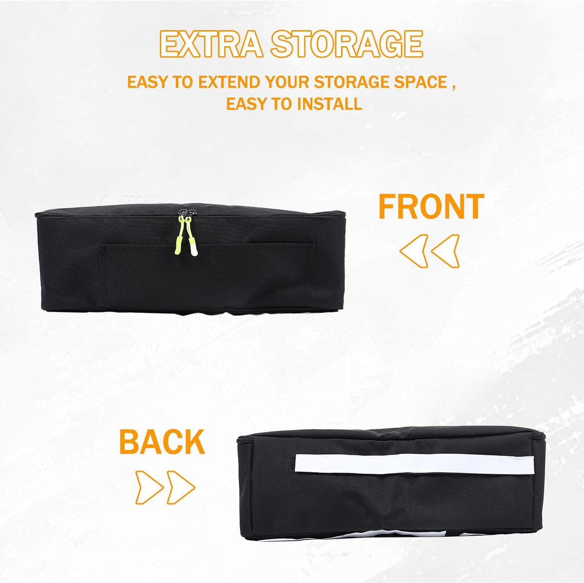 Car Trunk Storage Organizer Bag Compatible with Toyota Land Cruiser Prado 250 J250 LC250 2024 2025,Rear Trunk Pockets Storage Organizer Oxford Cloth Storage Bag Space Saving (Left Side)