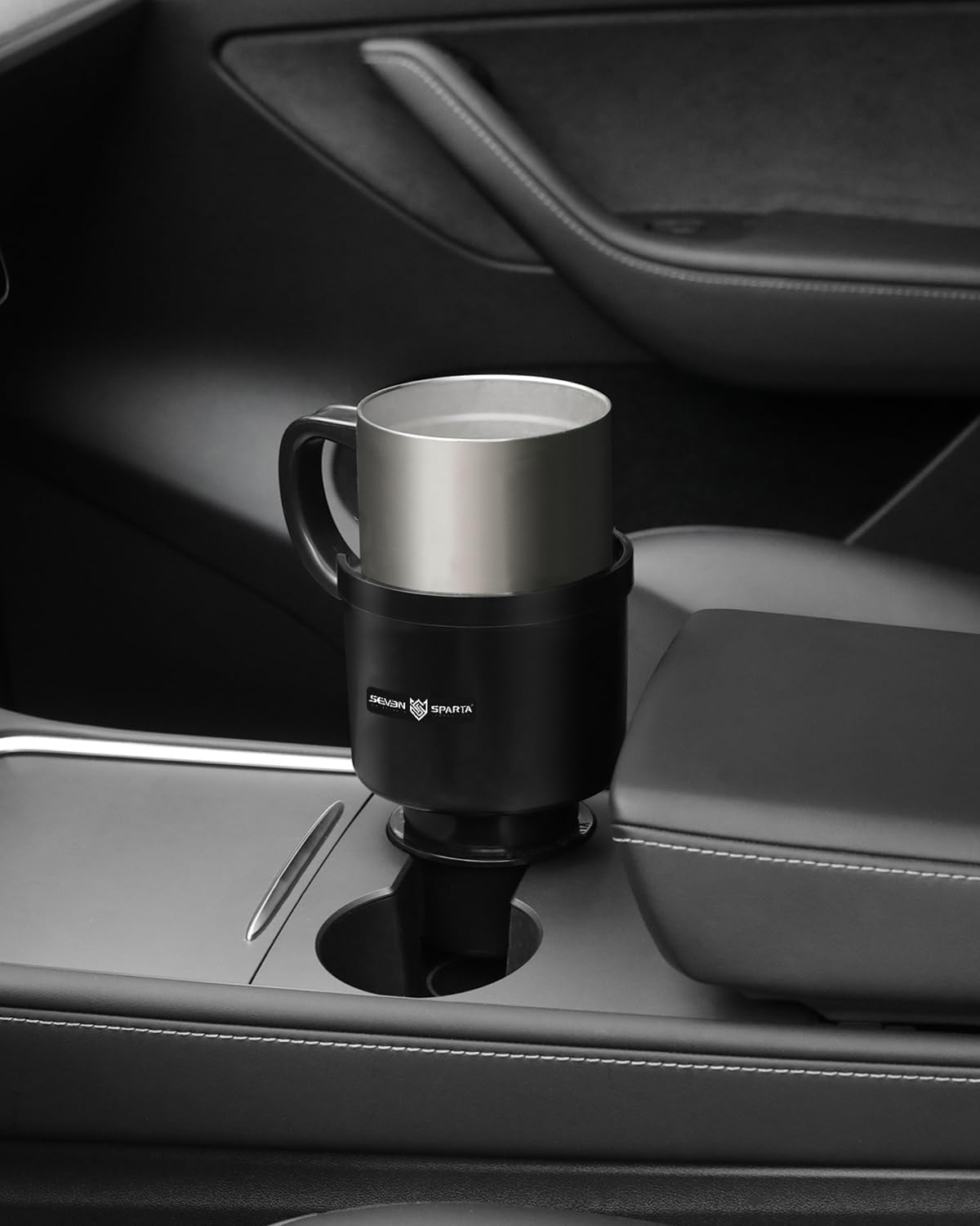 SEVEN SPARTA Car Cup Holder Expander for 32-46oz Large Bottles & Tumblers