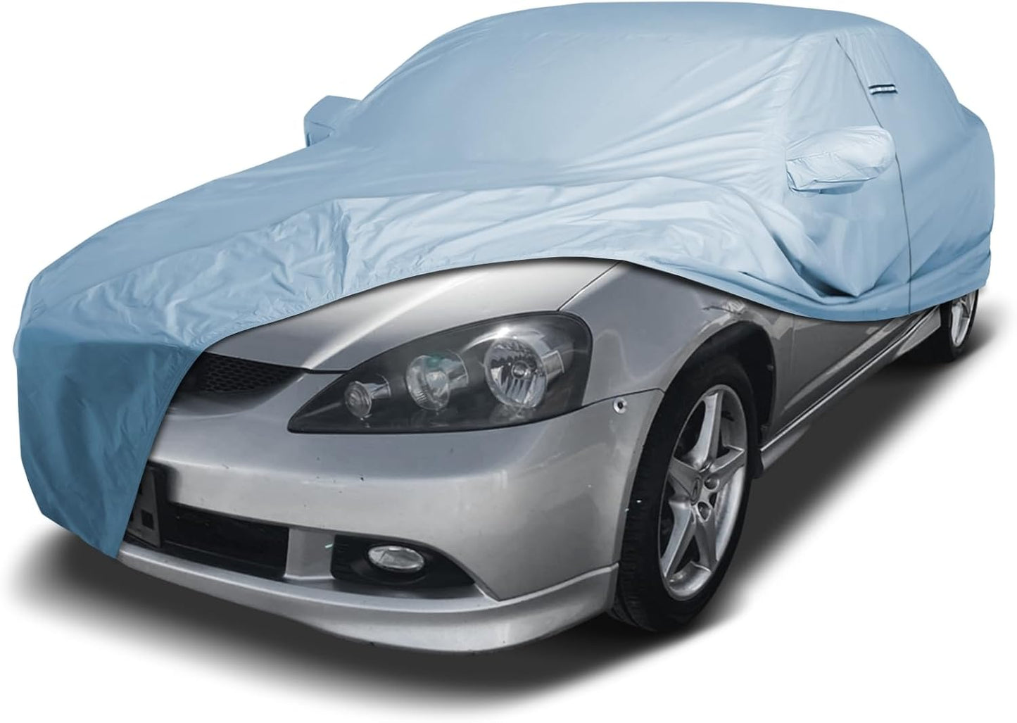 iCarCover Car Cover Waterproof All Weather for 2002-2006 RSX with Wing | Heavy Duty Custom Fit Hail UV Sun Rain Snow Dust Protection Covers for Automobiles Outdoor Indoor Full Exterior (Sky Gray)