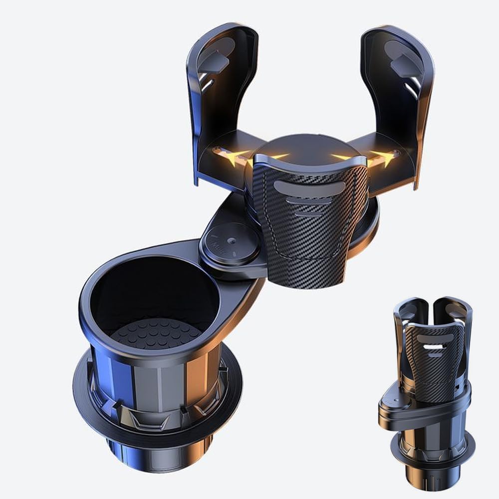 Car Cup Holder Expander for Subaru Forester 2019 2020-2024 2025, 2 in 1 Multifunctional Car Cup Holder Extender Adapter Adjustable Base, 32/40 oz Large Bottles