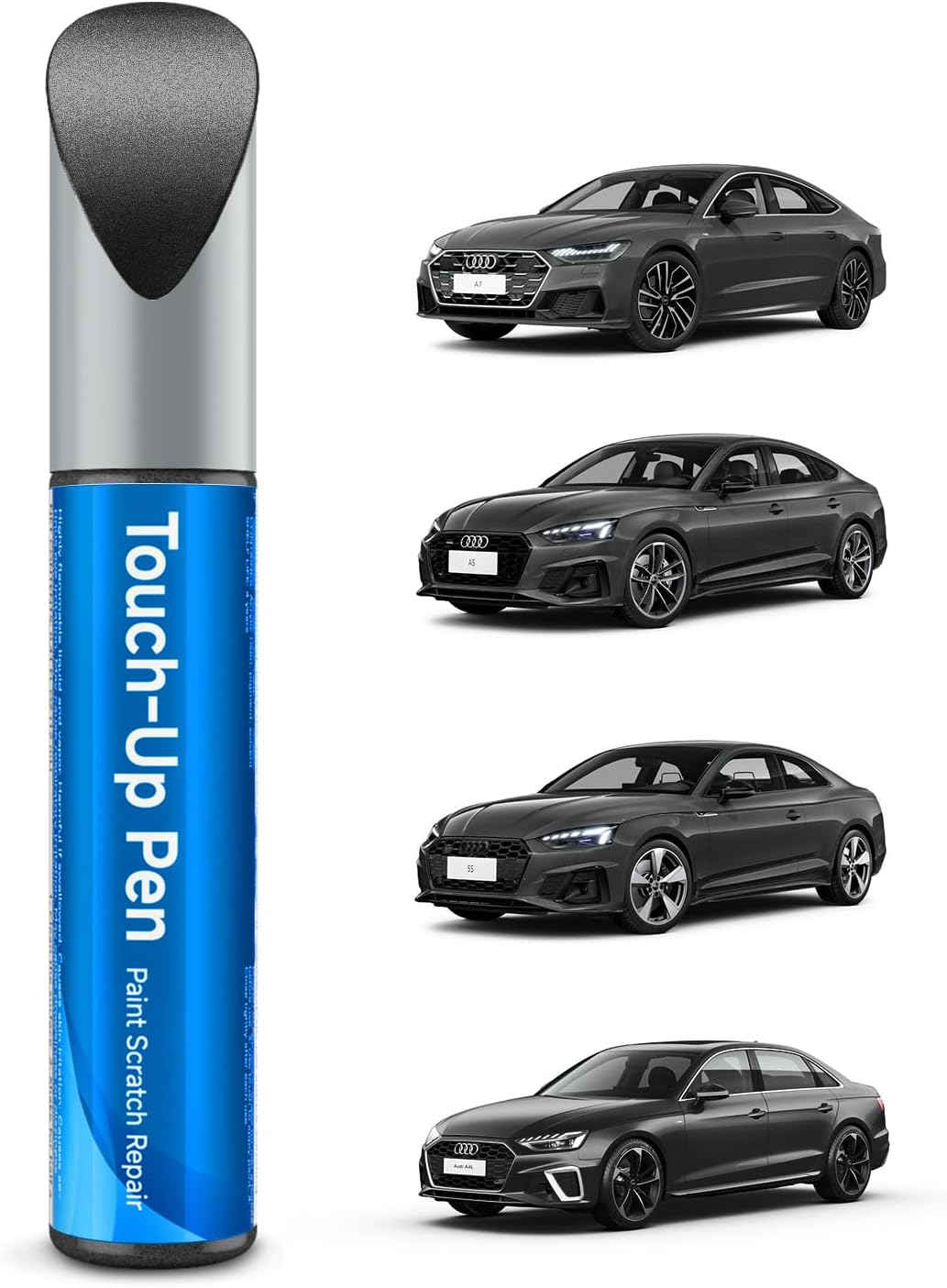 LX5H/2D Navarra Blue Metallic Touch Up Paint Compatible With Audi Exact Match Car Paint Pen Scratch Repair