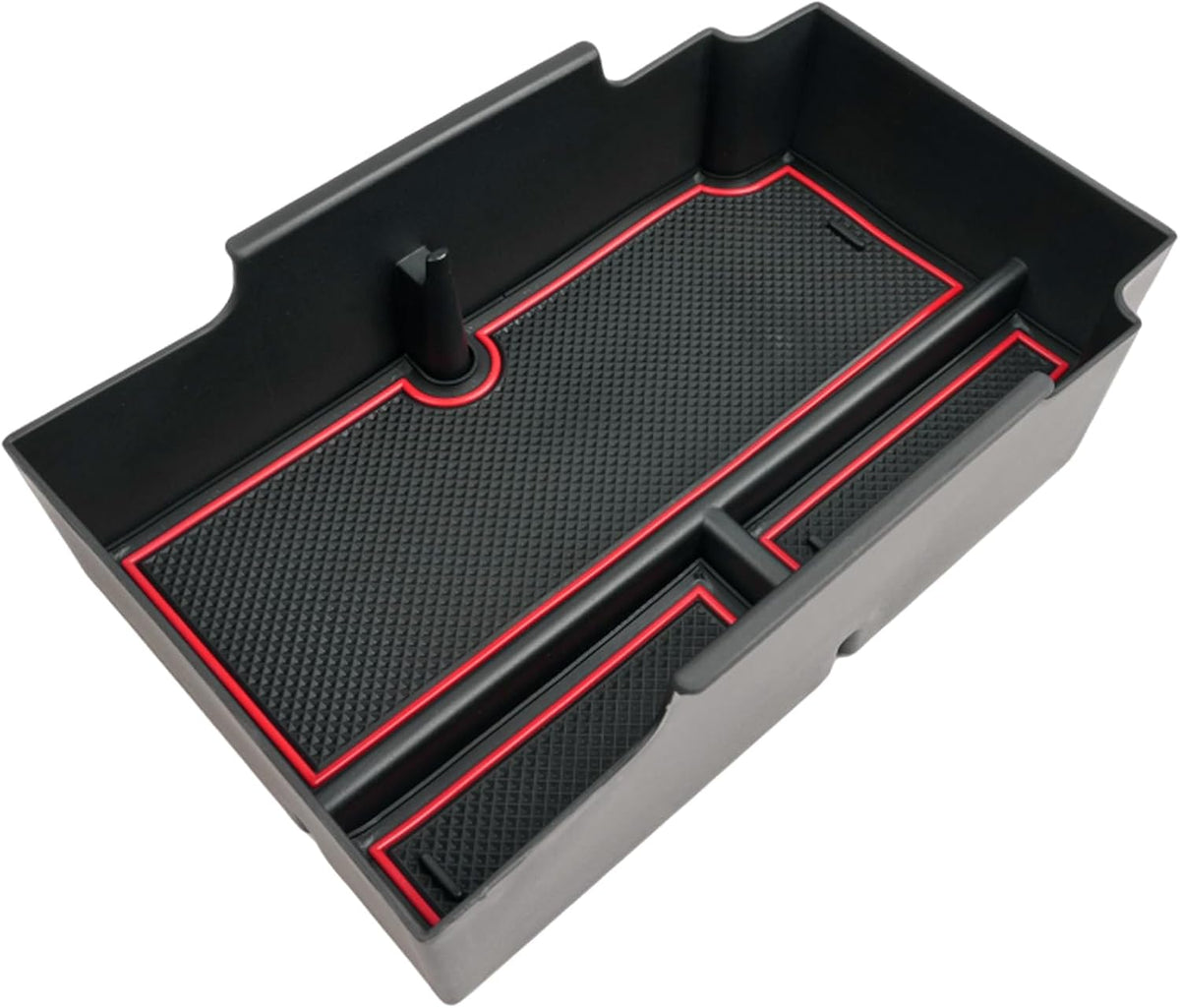 2024 2025 2026 Crosstrek Center Console Organizer for Subaru Crosstrek (Base/Premium/Sport/Limited/Wilderness), Durable ABS Console Tray Insert 2026 Crosstrek&Impreza Accessories (Red)