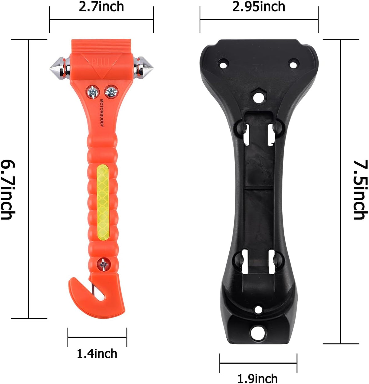 Car Window Breaker Tool and Seatbelt Cutter,Emergency Glass Breaker and Escape tool for Car Accidents