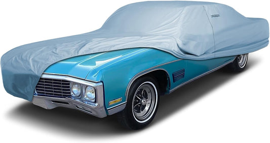 iCarCover Premium Car Cover for 1962-1970 Buick Wildcat Heavy Duty Waterproof All-Weather Automobiles Custom Fit Indoor Outdoor UV Snow Protection Covers with Straps and Bag