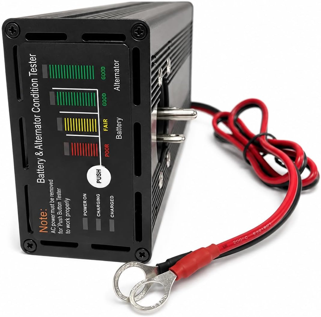 18 Amp Panel Mount 12V Battery Charger for Hydraulic Dump Trailer, Car, Marine. On Board Trickle Charger for 12 Volt Systems