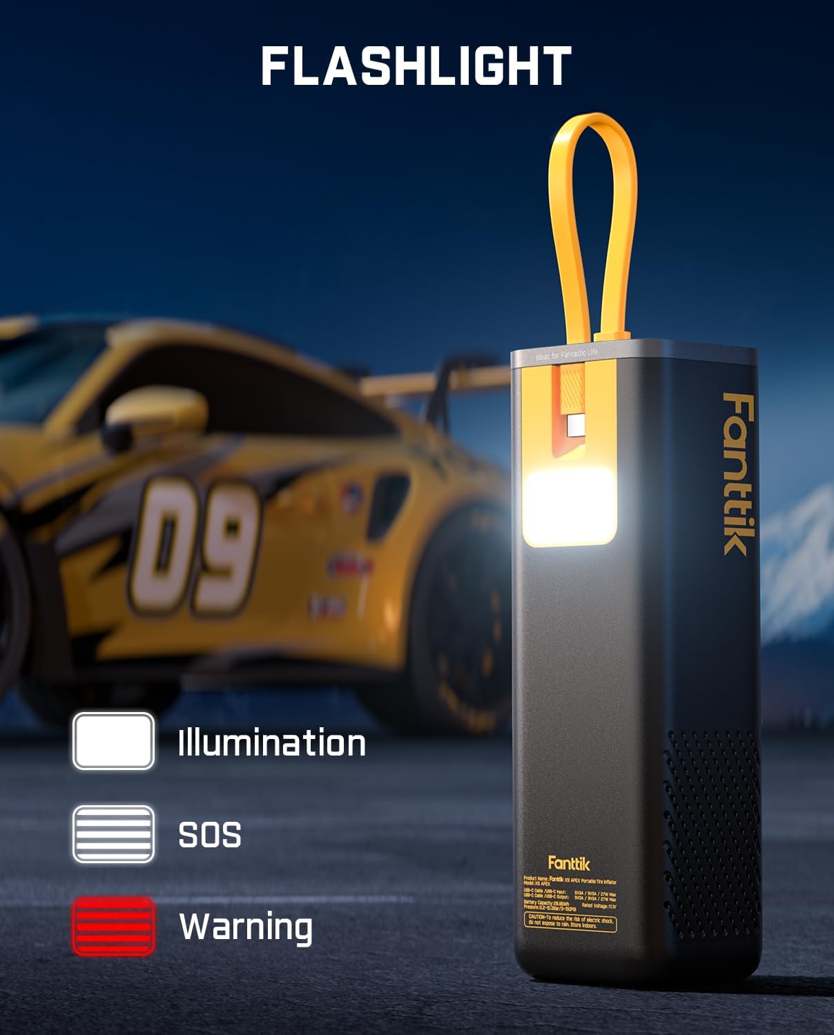 Fanttik Tire Repair Kit and X9 APEX Tire Inflator