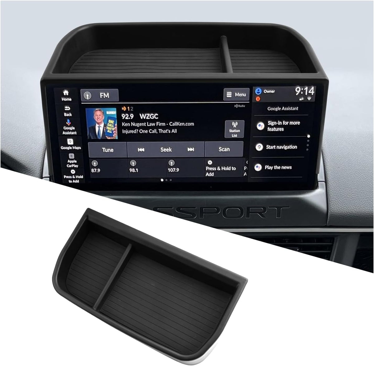 2026 Passport Center Console Organizer for Honda Passport 2026 Accessories Cup Holder & Center & Central Console Organizer Compatible with 2026 Honda Passport RTL/TrailSport/TrailSport Elite(3PCS)
