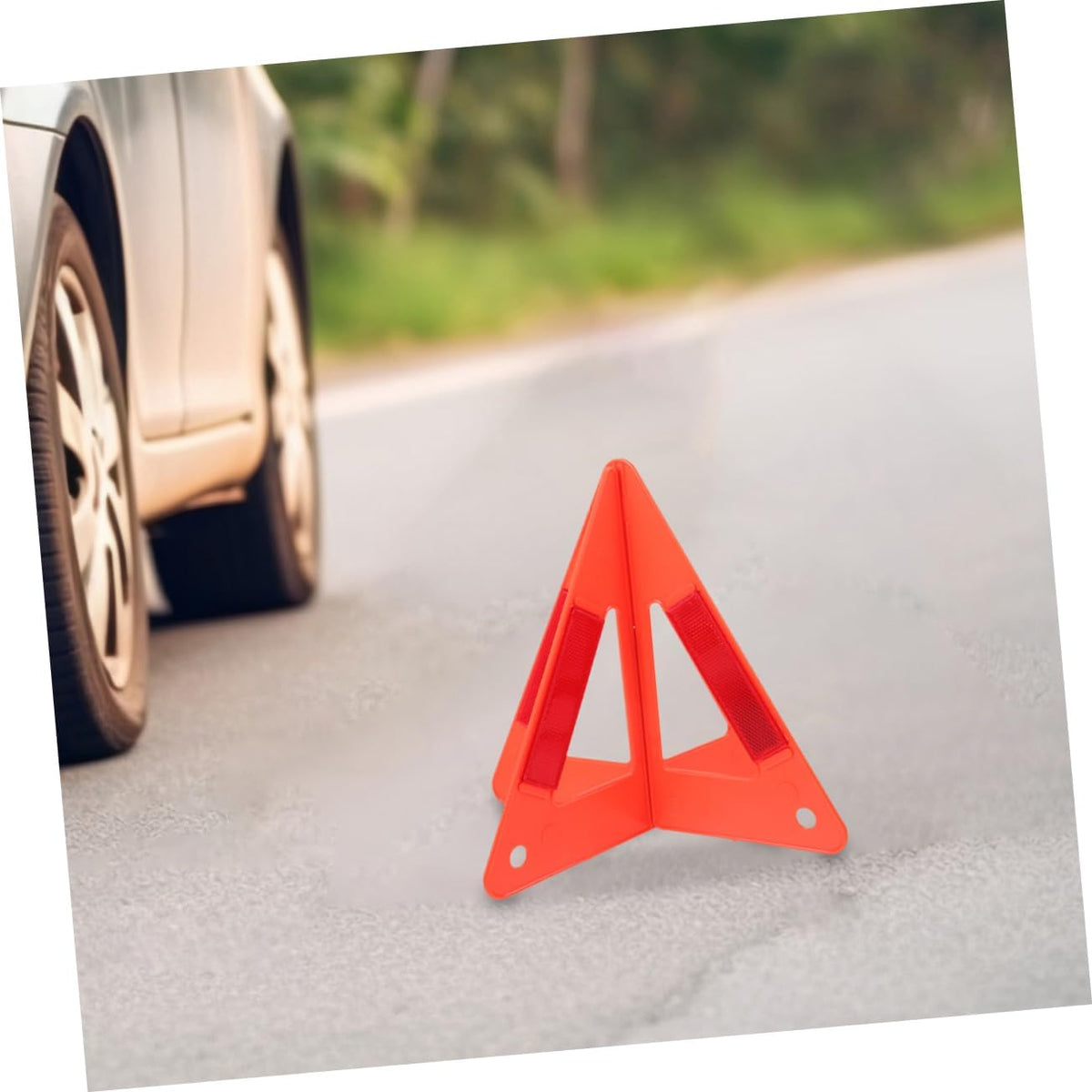 STOBAZA 5pcs Reflective Triangle Warning Signs for Car Road Safety
