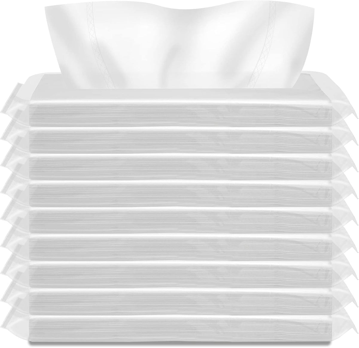 Car Tissue Refill,9 Packs Car Visor Tissue Holder Refills, Car sunshade tissue box filler,Facial Napkin Case Refills, Super Soft Car Travel Tissues, 450 Sheets in Total