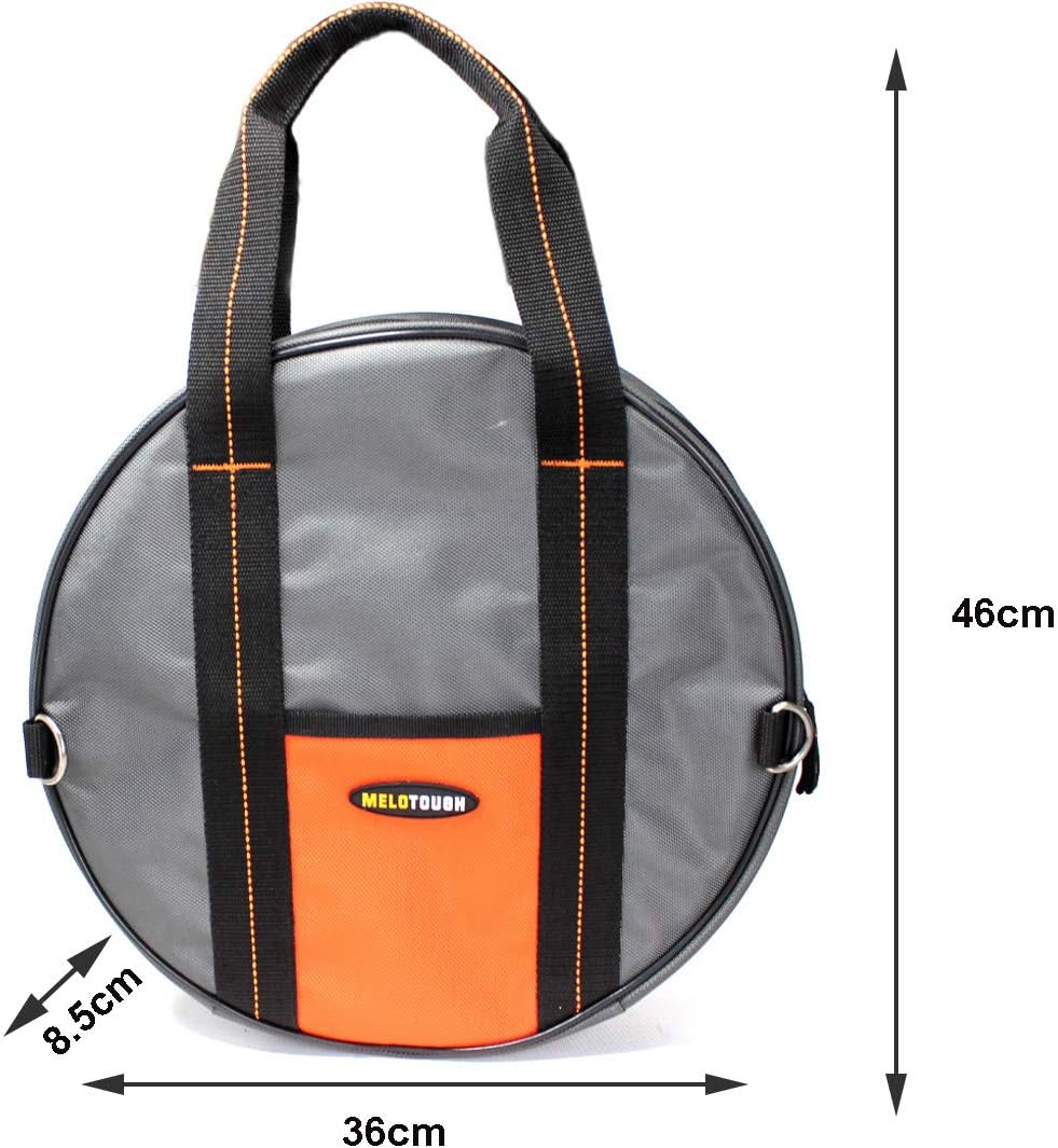 MELOTOUGH Jumper Cable Bag - Tools Cable Bag - Storage & Organizer for Cables, Cords, and Hoses Including EV Charging Cables for Electric Vehicles (1)