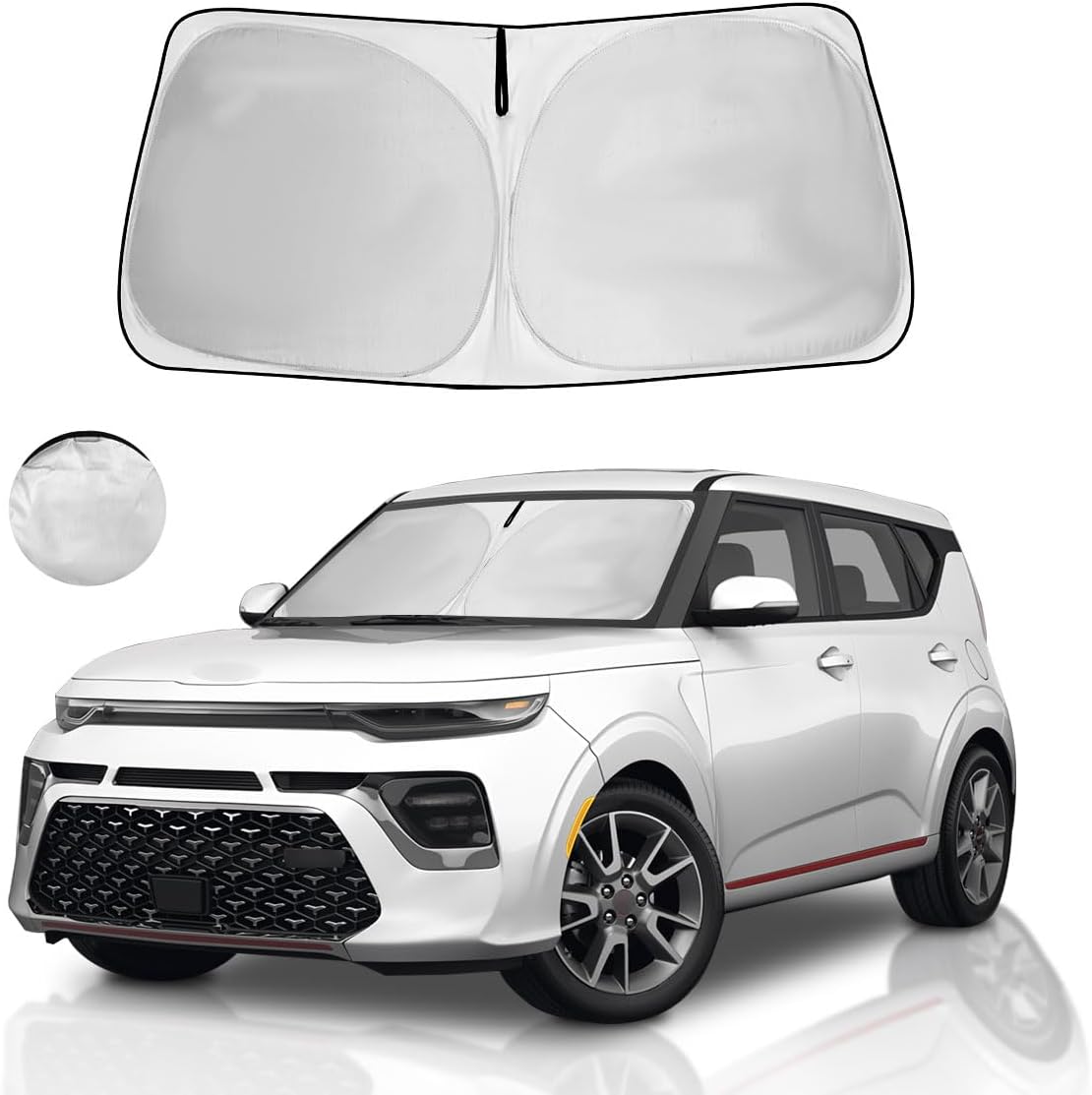 Car Windshield Sun Shade Fit 2026-2016 Toyota Tacoma 2Dr 4Dr Truck