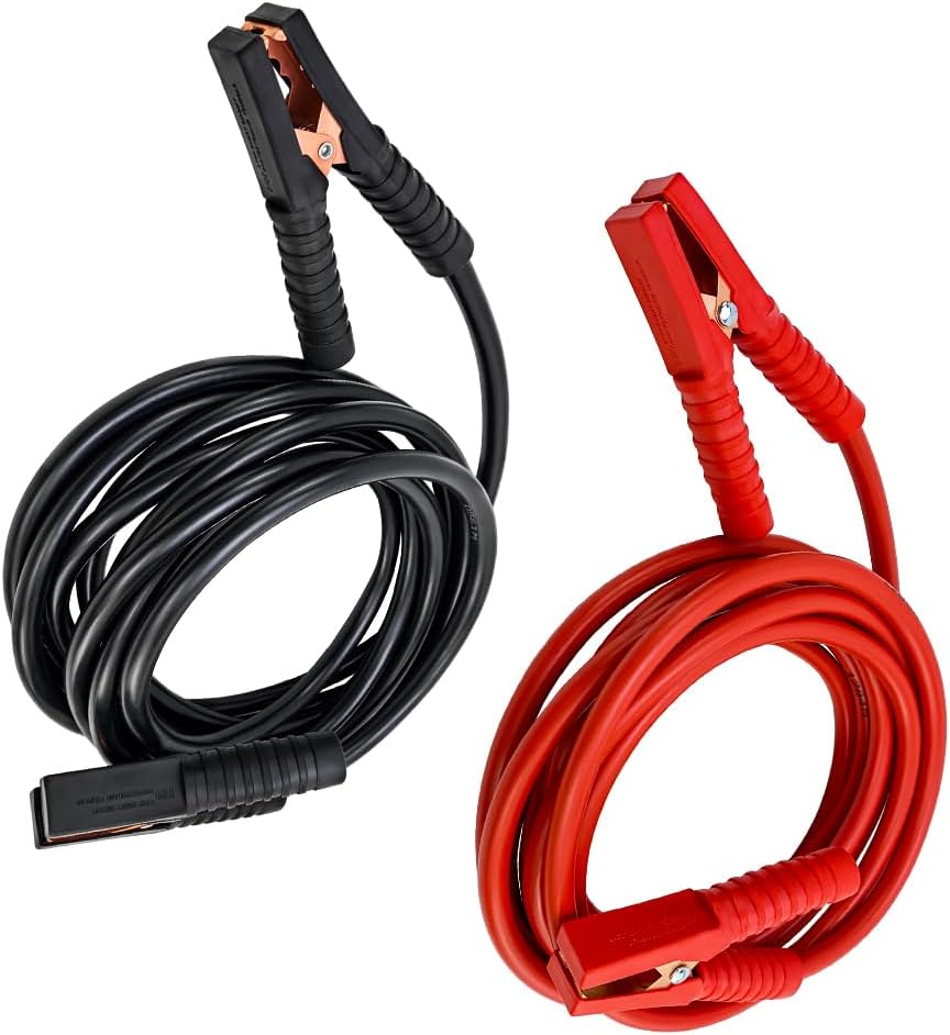 Heavy Duty Jumper Cables, 0 Gauge 30FT Automotive Booster Jumper Cable for Car, SUV,Vans &Truck Battery, Jumper Cable with Strong Clamps & Thiekened Inner Core, Carry Bag and Gloves Included