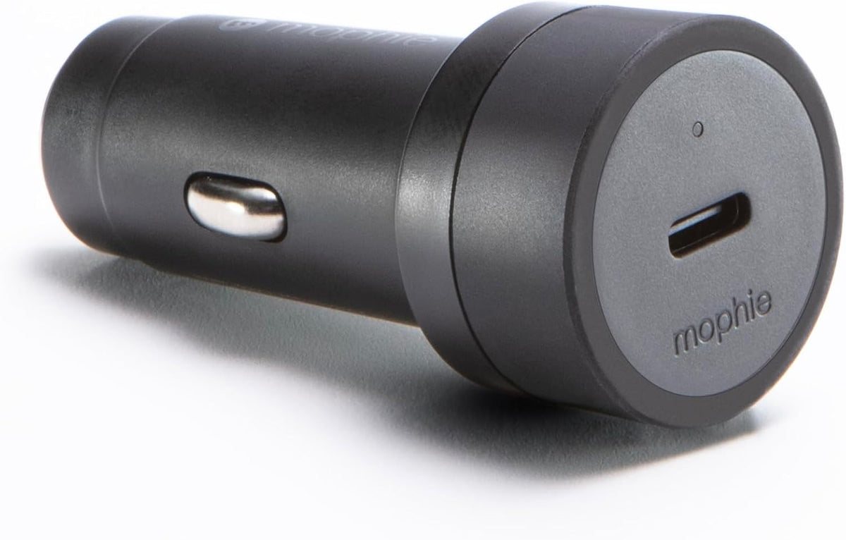 Mophie 42W Dual USB-C + USB-A Car Charger, Universal AUX Compatibility