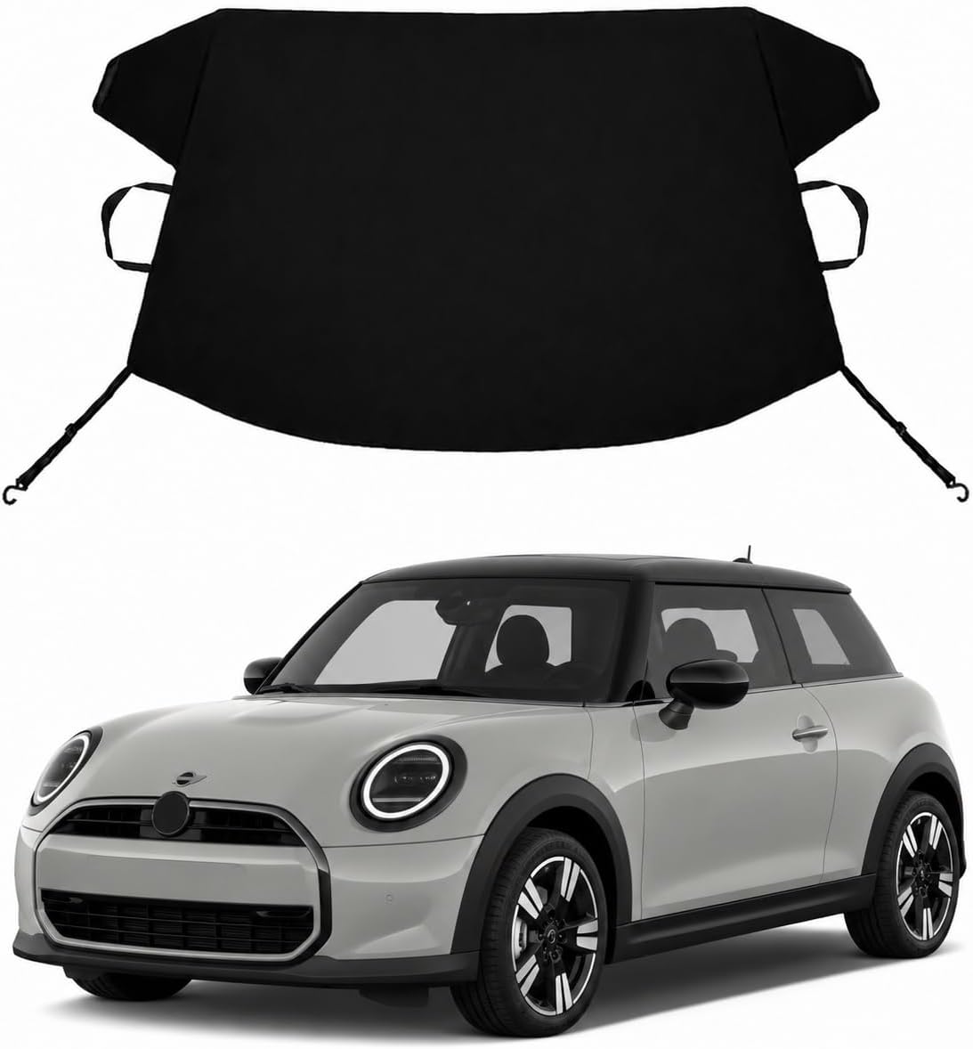 Beetle Custom Windshield Cover for Ice and Snow VW Beetle Heavy Duty 600D Oxford Fabric Windshield Protector Fit Waterproof Frost Snow Cover Winter Car Accessories
