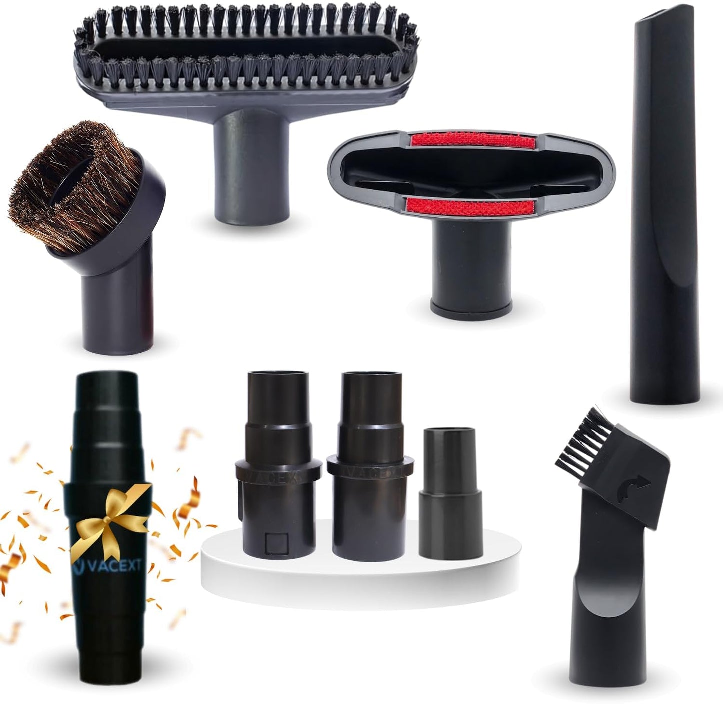 For Shark Navigator NV360, NV350 NV351 NV352, Rocket HV301 HV322 HV371 & Rotator NV500 Series-Vacuum Attachments Accessories 1 1/4'' plus Vacuum Adapter Compatible with Sharks Vacuum Cleaners