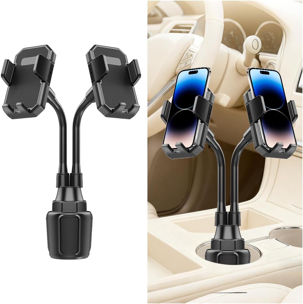 360° Rotatable Long-Neck Cup Holder Phone Mount, Style X905