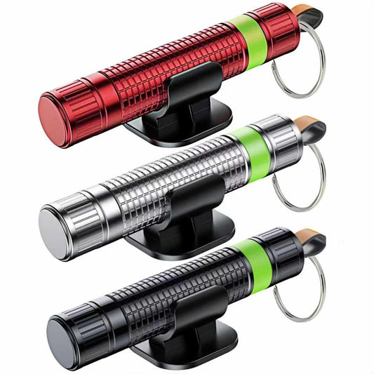 2 in 1 Car Window Breaker Seatbelt Cutter,Safety Hammer Escape Tool