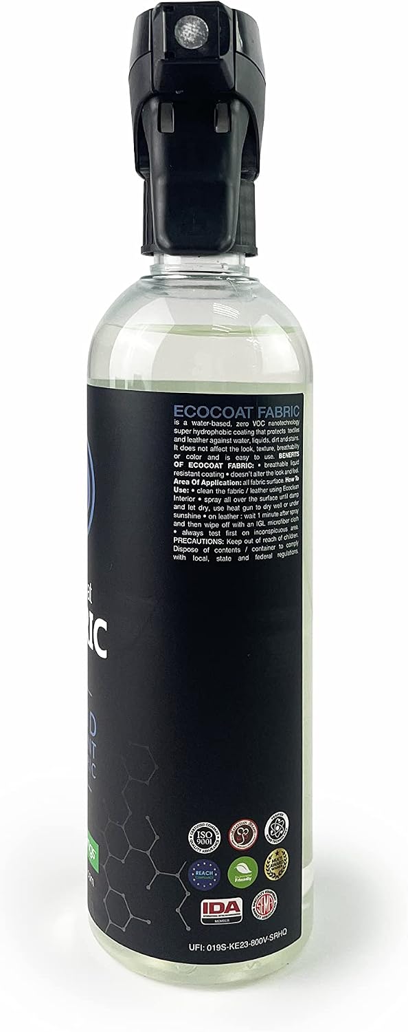 IGL Ecocoat Fabric – Advanced Nano-Technology Fabric & Liquid Repellent Protection (500ml)
