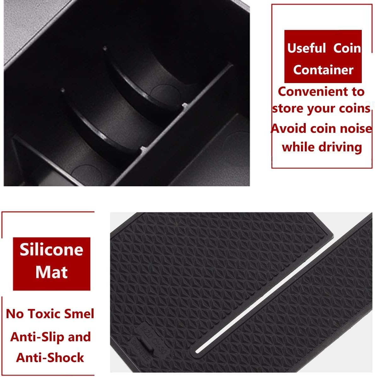 TTCR-II for Mazda CX-30 Center Console Organizer Tray 2020-2025 2026, | Center Armrest Glove Storage Box Compatible with 2020-2025 Mazda CX-30 Console Organizer