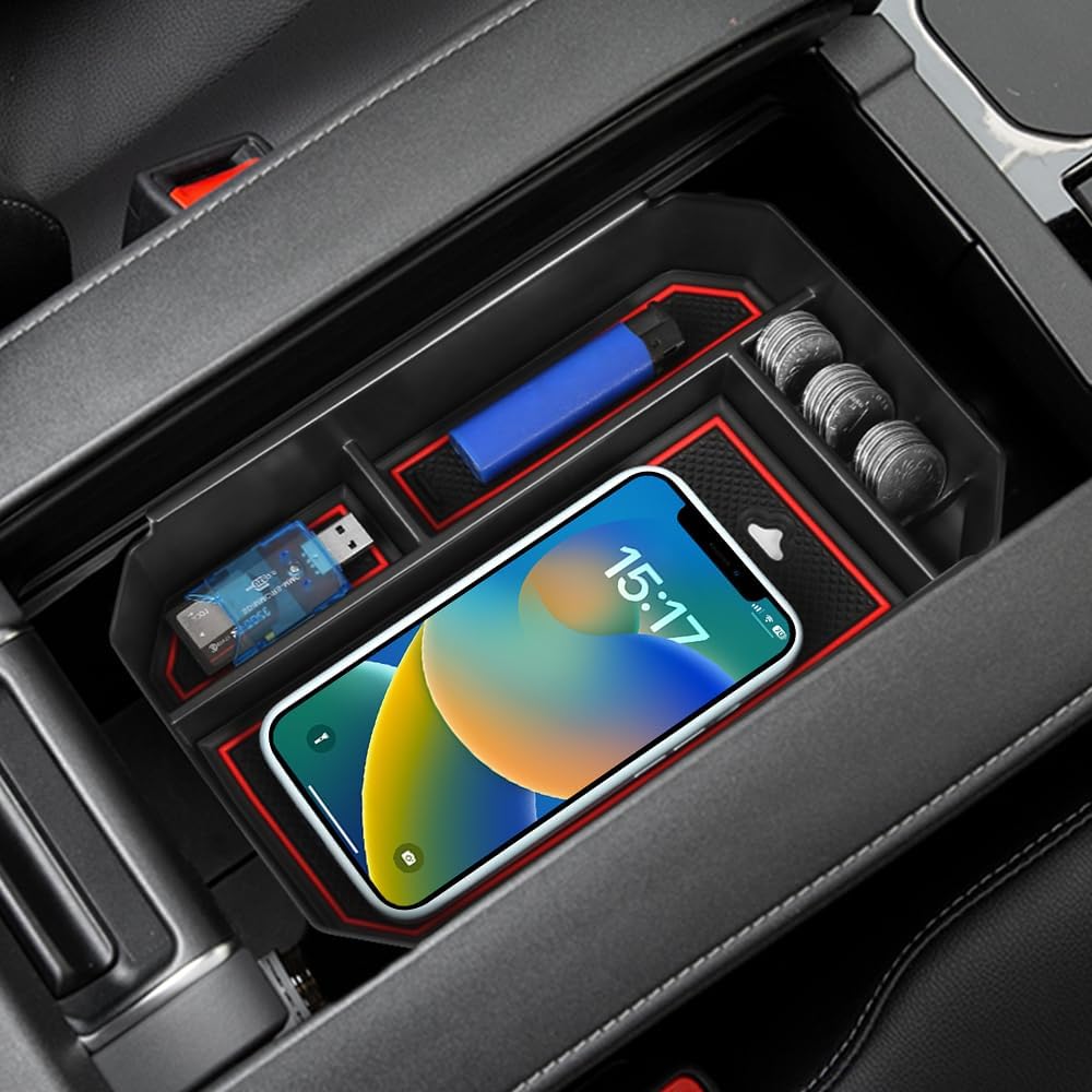 Car Center Console Organizer Tray for Toyota Highlander 2020 2021 2022 2023 2024 2025 2026 and Highlander Hybrid 2020-2026 Auto Interior Accessories Seat Middle Armrest Box Storage Accessory