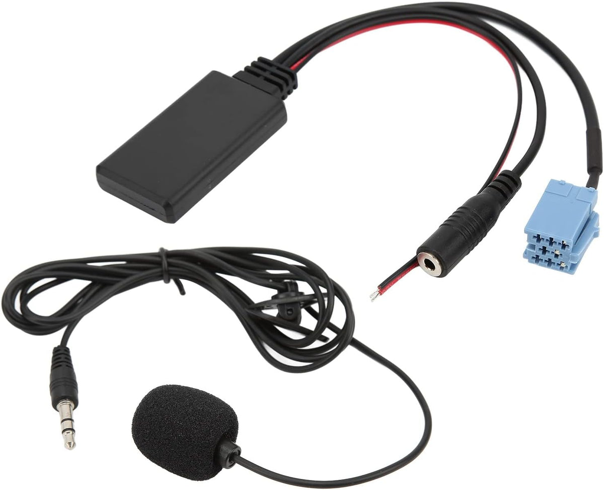 CHICIRIS Bluetooth Aux in Cable 8 Pin Mini ISO for Car Radio 2000-2010