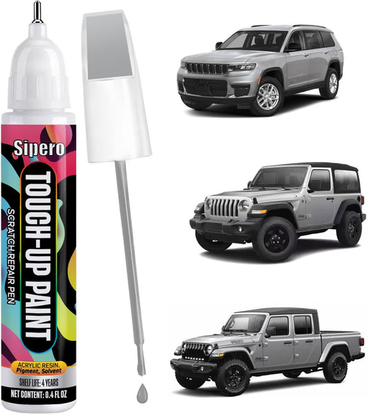 Silver Zynith (PSE/SSE) for Jeep Touch Up Paint Pen - Exact OEM Match for Chips & Scratches - Compatible with Grand Cherokee, Wrangler, Compass