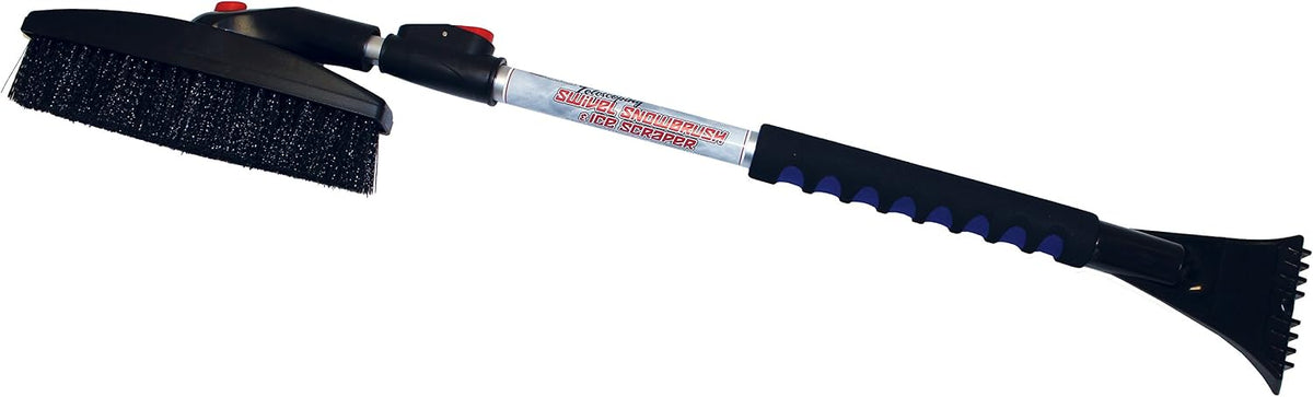 Bigfoot 42" Telescoping Swivel Snowbrush and Ice Scraper - Comfort Grip - Pin Lock 1708