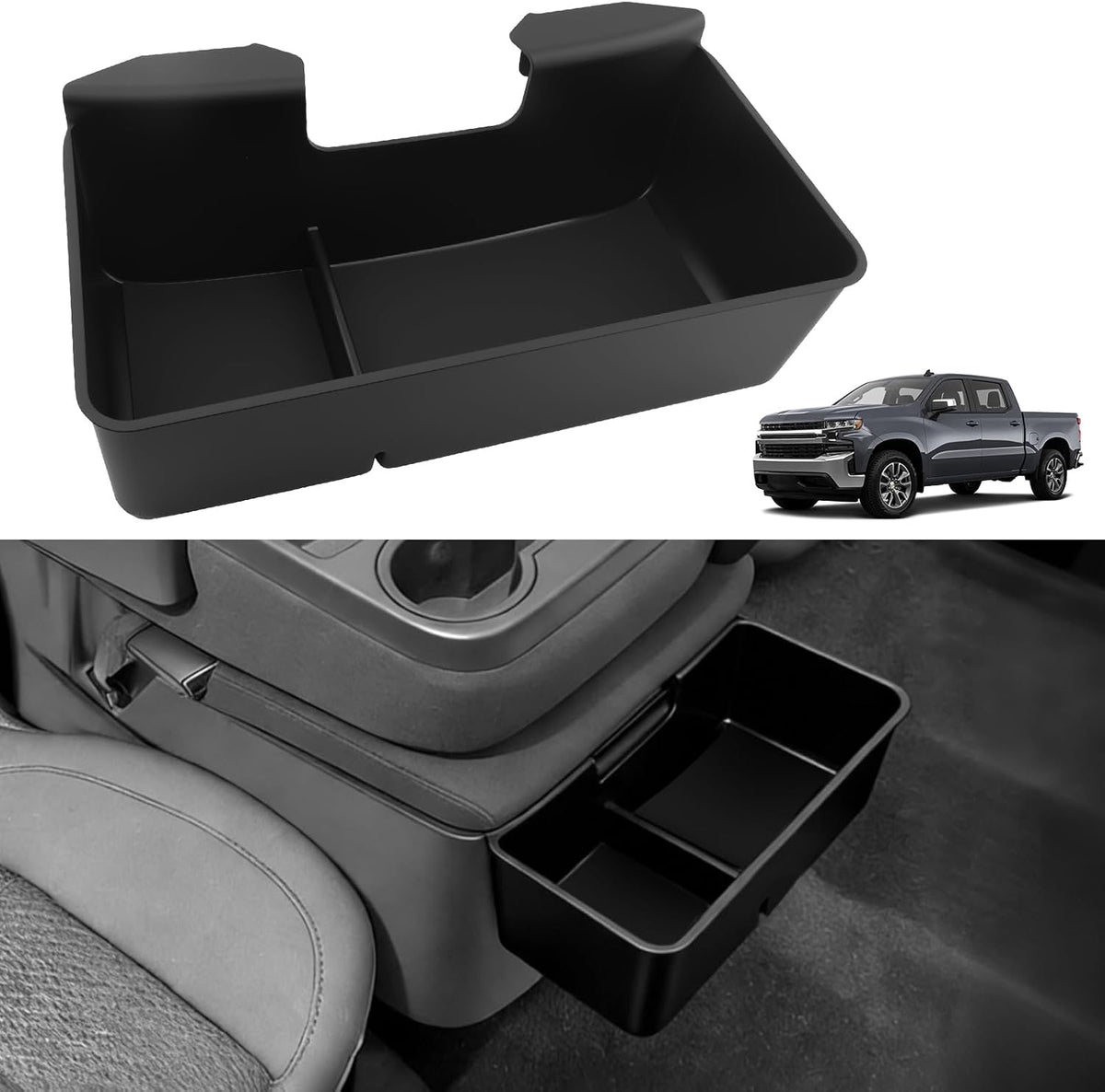 9PCS Center Console Organizer Set for Tesla Model Y Juniper 2026, Console Storage Tray Kit with Anti-Slip Wireless Charging Pad, Armrest Organizer & Cup Holder Insert (Not for Standard)