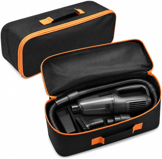 Vacuum Cleaner Storage Bag 2-Pack Portable Car Kit Tool Storage Case for Vacuum Cleaner and Accessories Foldable Organizer with Wide Handle 14.56 X 5.11 X 4.33 in