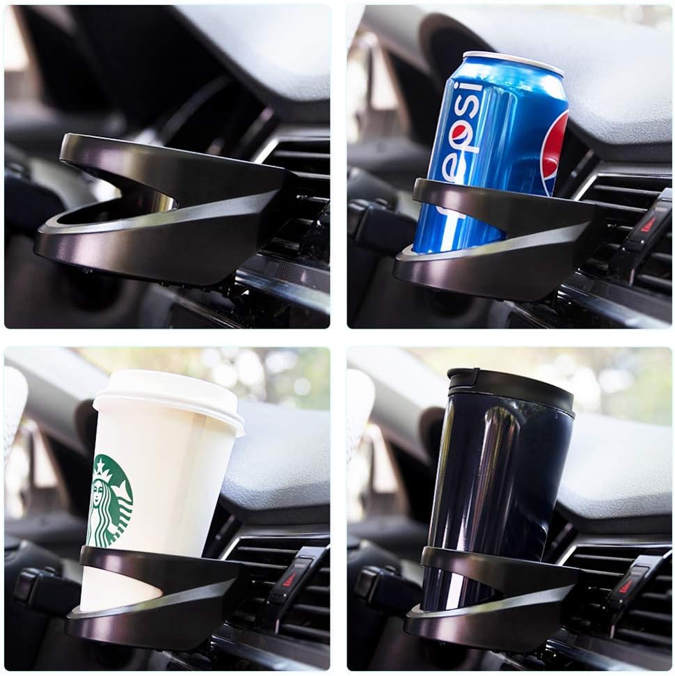 LITTLEMOLE Car Cup Holder, Adjustable A/C Air Vent Drink Holder