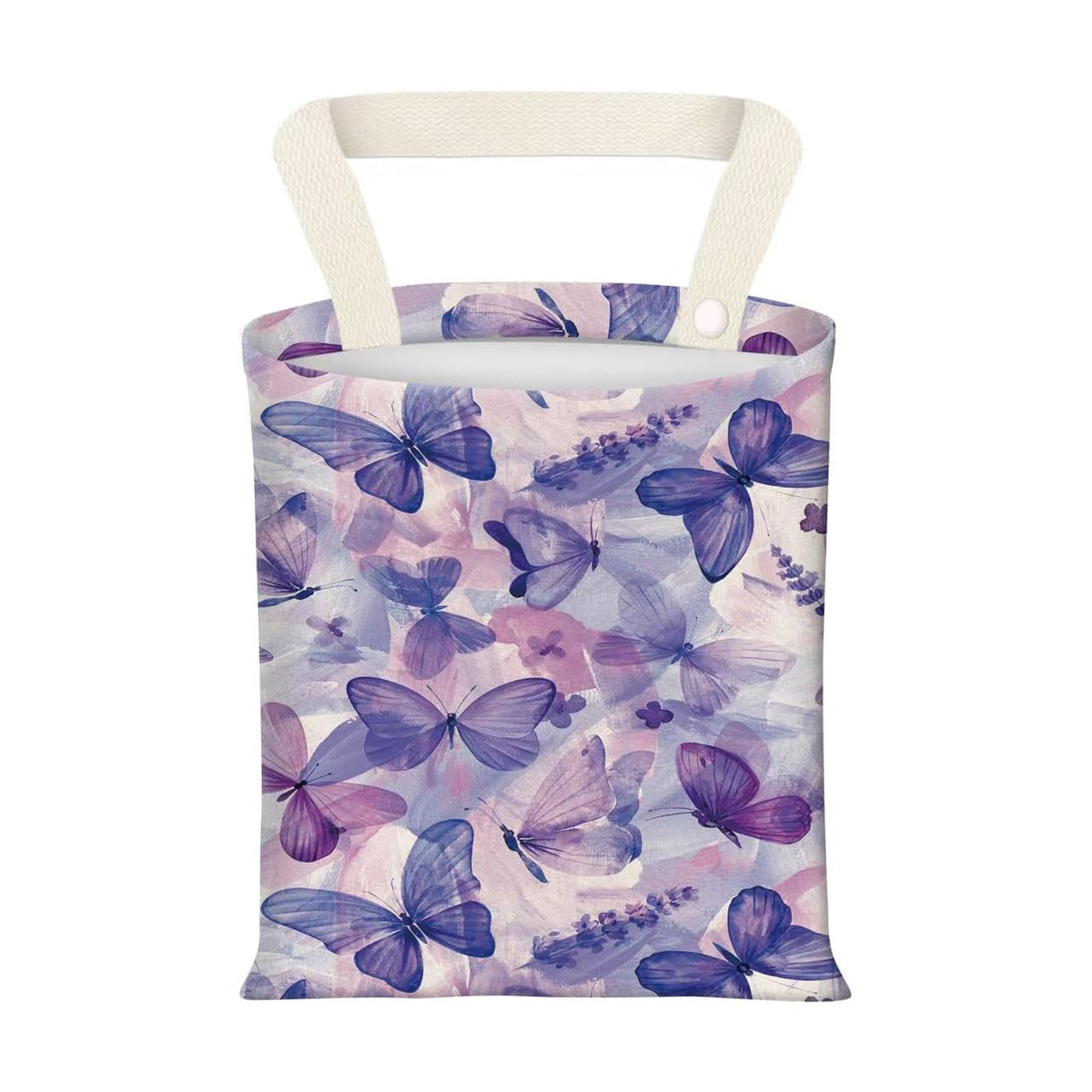 Hanging Car Garbage Bag, Cute Car Trash Can Bag, Automotive Accessories for Women Men Cute Purple Checkerboard