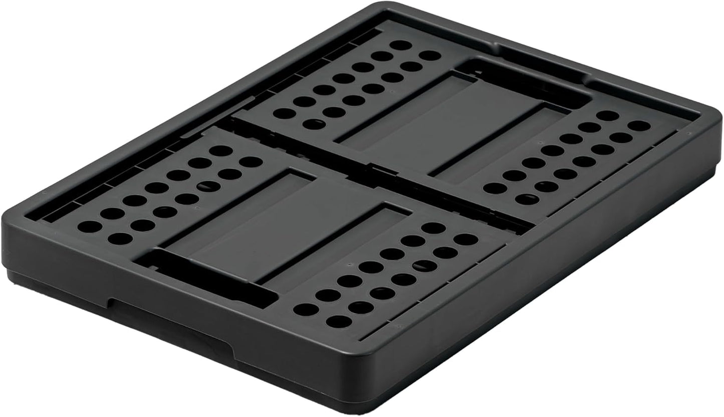 Clax® crate | folding box | basket | 48 qt (12 gal) | black