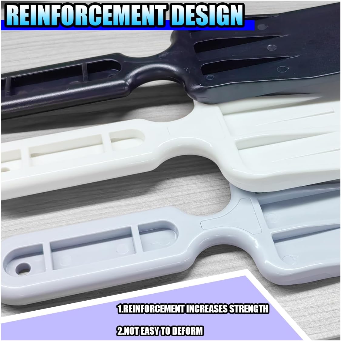 3PCS Car Bulldozer Squeegee, Long Handle Flat Glass Window Film Tint Tools, Scrubber Paddle Squeegee for Car Front Rear Windows Windshield Cleaning, Vinyl Wrap, Snow Frost Ice Removal