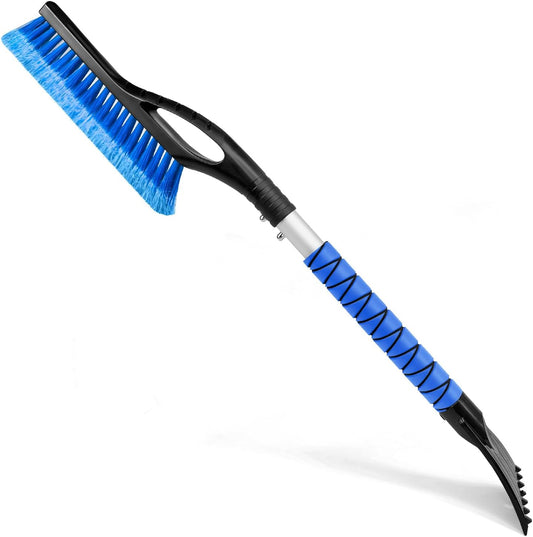 27'' Ice Scraper Snow Brush for Car Windshield, Aluminum Snow Removal Tools with Foam Grip for SUV Vehicle Auto Trucks Window